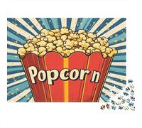 Cubo de Palomitas Puzzle de 1000 Piezas Papel para Adultos Estilo Arte Pop Retro Juego de Puzzle 1000 Piezas Relajación Decoración Regalo 70x50cm/1000pcs