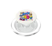 Cubo de Patines con Cassette Retro, Estilo Boombox, Estilo Vintage, de Vuelta a los 90 PopSockets PopGrip para MagSafe