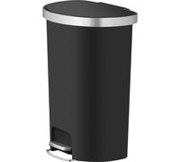 Cubo de pedal Hana, semicircular EKO, capacidad 55 l, A x H x P 365 x 670 x 480 mm