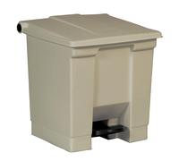 Rubbermaid Cubo industrial con pedal, capacidad 30 l, beige, a partir de 3 unid.
