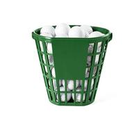 Cubo de pelota de golf resistente, contenedor de almacenamiento portátil grande, equipo de práctica con asa de fácil transporte, organización del hogar con capacidad de 50 pelotas, multiusos para