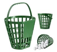 Cubo de pelotas de golf - PP 18,5 x 18,5 x 12,5 cm | pelota de golf Retriever | Contenedor de bolas de golf | 50 bolas de almacenamiento cubo ligero espacio de entrenamiento uso diario