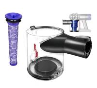 Cubo de polvo de repuesto para aspiradora Dyson V6 DC58 DC59 DC61 DC62 DC72 DC74 - Recipiente de suciedad para V6 Animal, esponjoso, gatillo (se adapta a interfaz A/B, no C) parte 965660-01, piezas de