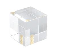 Cubo de Prisma de Cristal, Mini Prisma Cúbico de 50 Mm, Cubo de Prisma Mágico, Prisma de Fotografía de Cristal Colorido, Sensible a la Luz, para Accesorios de Fotografía de