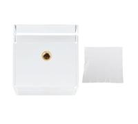 Cubo de Prisma de Vidrio de 50 mm, Cubo de Vidrio mágico para captador de Sol y fotografía, Juguete de física Transparente y Claro con Base roscada de 1/4" para decoración de