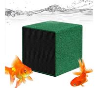 Cubo de purificación de agua - Piedra de filtro de acuario, cubo de purificación de agua para bebederos de animales | Cartucho de acondicionador de estanques, esponja de limpieza orgánica para