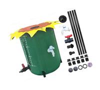 Cubo de PVC plegable multiusos para almacenamiento de agua, capacidad de 13 galones para acampar al aire libre, jardinería, colección de lluvia, contenedor de PVC de alta resistencia para riego de