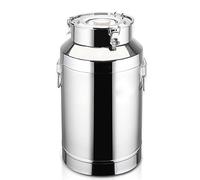 Cubo de transporte de leche de gran capacidad, lata de leche de acero inoxidable 201, barril de cubo de vino con llave de grifo, jarra de agua, contenedor de líquido, recipiente de té, olla de lácteos