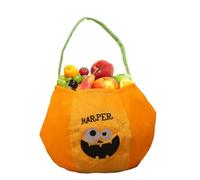 Cubo de Truco o Trato,Bolsa de Halloween | Bolsa Bordada para Truco o Trato Decoración Perfecta para Aventuras Nocturnas Disfraces Familiares Fotos de Vacunas Recuerdos