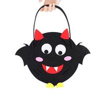 Cubo de truco o trato hecho a mano, bolsa de regalo de dibujos animados hecha a mano, actividades interactivas para padres e hijos, suministros de Halloween, juguete para niños para jugar en el jardín