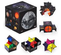 Cubo de Velocidad 2 en 1, Speed Cube, Star Cubo Cubo Mágica, Original Cubo de Rompecabezas, Cubo Infinito 3D Puzzle Cube, Juguetes Ciencia Popular para Niños y Adultos