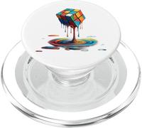 Cubo de Velocidad de fusión Rompecabezas Vintage para jóvenes y Amantes de Las matemáticas PopSockets PopGrip para MagSafe