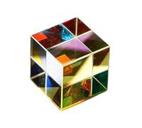 Cubo de vidrio óptico de en varios tamaños 30 mm 40 mm 50 mm diseñado para laboratorios de física y artes visuales óptico educativo para estudiantes