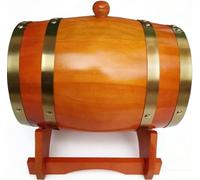 Cubo de Vino de Roble para El Hogar, Barril de Madera Decorativo (10l 15l 20l 30l 50l)(B,30L)