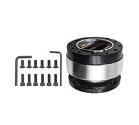 Cubo de volante de liberación rápida - Adaptador de cubo de liberación rápida para volante, adaptador de aluminio extraíble ajustable para camión, , coche, deporte, automoción,
