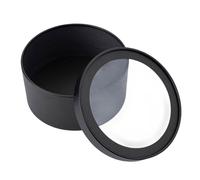 Cubo decorativo redondo floral con tapa segura, ideal para envolver y celebraciones, caja de embalaje de flores con ventana, cubo de flores para el día de la madre