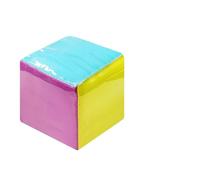 Cubo educativo con bolsillos transparentes de 6 lados, bolsillos para fotos, bloques apilables, cubos de aprendizaje, para manualidades, educación, juego de rol, cubo de bolsillo