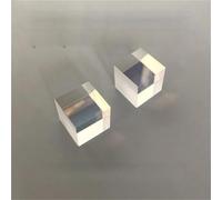 Cubo encolado divisor de haz de alta precisión de 20 x 20 x 20 mm, relación de división 5:5, material K9, cubo de experimento óptico semirtransflectivo