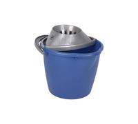 Cubo + Escurridor en color azul | Con asa de plastico ergonomica; 1 UNIDADES