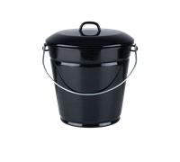 Cubo esmaltado profesional Riess con tapa 28