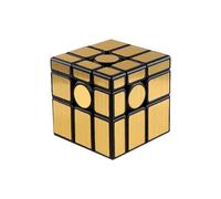 Cubo Espejo 3x3, Mirror Speed Cube 3x3x3, Edición Plata y Dorado, Cubo Mágico de Velocidad 3D, Puzzle o Rompecabezas Que Desafía a Niños y Adultos, Refleja tu Destreza y Habilidad (Dorado)