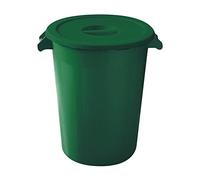Denox DEN089 Cubo Industrial 100 litros. Colores, Verde, diámetro 515x670 mm
