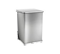 Cubo industrial con pedal acero inoxidable