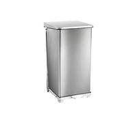 Cubo industrial con pedal acero inoxidable