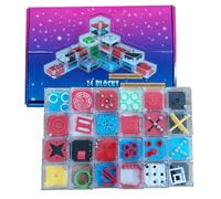 Cubo Laberinto - 24 Piezas Juguete Fidget De Cuentas De Equilibrio,Juguetes de Laberinto con Bolas para Niños | para Estudiantes, Niños, Adultos, Chicos, Chicas, Amigos e Interacción
