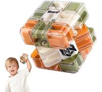 Cubo Laberinto 3D, Complejo de Bolas de Laberinto 3D con Bolas Giratorias, Large Labyrinth Puzzle Maze Cube, Ayuda a aliviar el estrés y Cultivar el Pensamiento lógico.