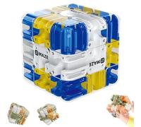 Cubo Laberinto 3D Grande con Bola - Juguete Educativo para Aliviar el Estrés, Entrena la Lógica y Concentración, Mejora la Percepción Espacial, Juego de Ingenio y Pensamiento