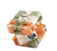 Cubo Laberinto 3D Grande - Juguete de ingenio, Cubo Mágico de Bolas Laberinto 3D, Rompecabezas para Entrenar el Cerebro, Juego Educativo de Concentración (Multicolor)
