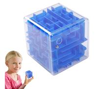 Cubo Laberinto 3D - Portátil para el Cerebro, Juguete de reflexión para niños | Juego de Laberinto de bola rodante, Juguete relajante portátil para aprender y divertirse