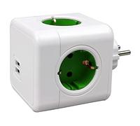 Cubo Ladron Enchufes Triple, 6 en 1, con 2 Puertos USB, Enchufe Multiple Pared con Interruptor, Cargador Compatible con Phone, Pad, para Hogar Oficina