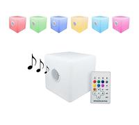 Cubo led Luminoso 30x30cm Altavoz Bluetooth portátil Cambio de Color Entrega 1-3 DÍAS