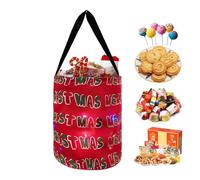 Cubo luminoso de Halloween, cubo LED de Halloween, bolsas de Navidad con luz LED de poliéster, multiusos, reutilizables, bolsa de caramelos de Navidad luminosa para suministros de fiesta, Gastg