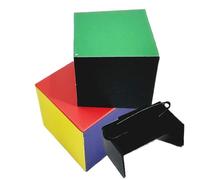 Cubo Magic Trick - Cubo Aplatado, Juguete De Visión Clone Cubo | Herramienta De Relleno Para Espectáculos De Magia, Accesorio Mágico Fácil Para Adultos Principiantes, Ilusión Visual Singular