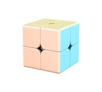 Cubo Mágico 2x2 Speed Cube de Velocidad - Puzzle 3D o Rompecabezas para Niños [Giro Fácil y Suave] - ¡Desafía Tu Mente! - Regalo Original (Pastel)