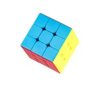 Cubo Mágico 3x3, Rompecabezas, Multicolor con Estuche Transparente CP131