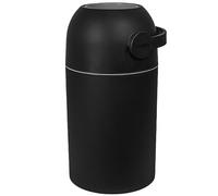 Cubo mágico para pañales, sistema patentado de parada de olores, utiliza bolsa de basura, palanca libre, negro, grande