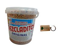 Cubo Mezcladito Cóctel de frutos secos Churruca con llavero Adri - Cubo 3,5 kg formato Horeca de surtido de apertivos (Grande, Original)