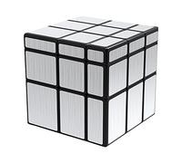 Cubo Mirror Cube 3x3 Puzzle de Giros Suaves con Alta Tolerancia a Fallos Control Estable Superficie Espejo Competencia Profesional Pegatinas Cepilladas ABS PVC para Niños Adultos Usuarios Principiante