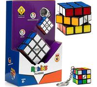 Cubo original de Rubik's Classic (cubo + llavero)