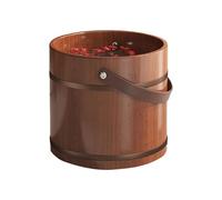 Cubo Para Baño De Pies,Baño De Madera Multiusos - Tina De Remojo Con Hidromasaje | Para Hombres Mujeres Adultos Mayores Casa Spa Sauna