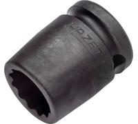 HAZET Vaso destornillador de impacto para máquinas 900SZ-18, 12,5 mm cuadradillo, 18 mm, con agujero