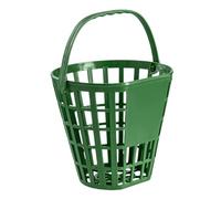 Cubo para pelotas de golf, 18,5 x 18,5 x 12,5 cm, grande, portátil, resistente, con asa, para golfistas, padres, hombres, campo de conducción, hogar, oficina, club, balcón, garaje