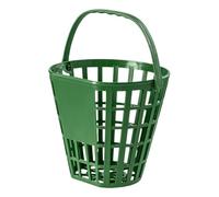 Cubo para pelotas de golf, 18,5 x 18,5 x 12,5 cm, portátil, resistente, con capacidad para 50 pelotas, organizador duradero para uso en interiores y exteriores, práctica, campo de conducción, oficina