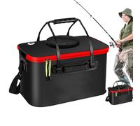 Cubo para Pescado,Cubo para Pesca Plegable - de Cebo, Plegable para Cebo de Pesca, Cubo para pececillos, contenedor de Peces EVA Resistente al Agua para Adultos