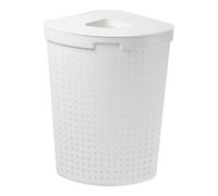 Cubo para ropa cestos de lavanderia cuadrados contenedor con tapa practico 62L