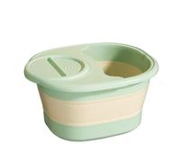 Cubo Plegable Para Remojo De Pies 2 uds cubo plegable for remojo de pies, for baño , for for masaje , lavabo(Green)